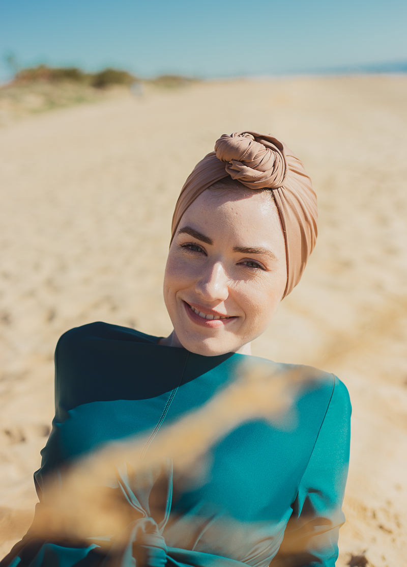 Swim Turban - Nude